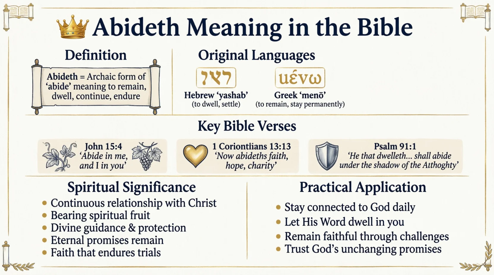 Abideth Meaning in the Bible The Powerful 2026