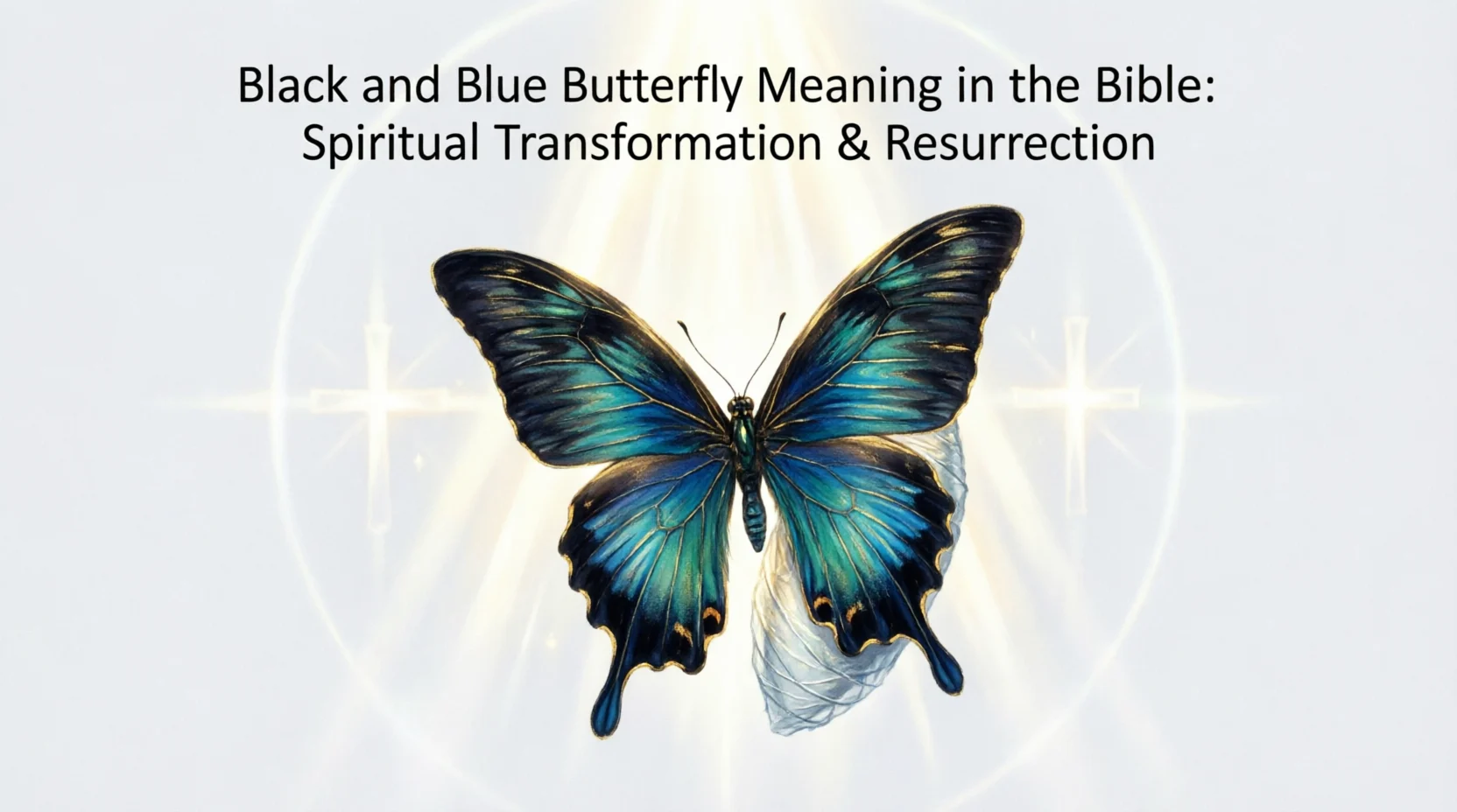 Black and Blue Butterfly Meaning in the Bible 2026